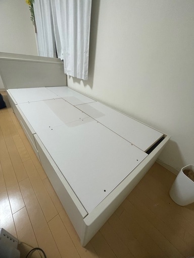 ニトリの大収納付きシングルベッドフレーム