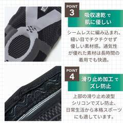 【新品・未使用】RELAXEE 膝サポーター 薄手 スポーツ 膝パット 膝固定 蒸れない 高通気性 半月板 ランニング 登山 ゴルフ バレーボール 日常生活 ２枚(M)の画像