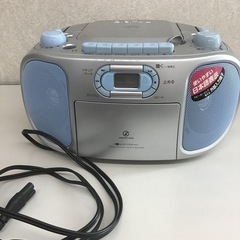 CDラジカセ　CDプレーヤー＋AMFMラジオチューナー＋カセットテーププレーヤー