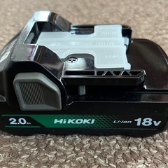 HiKOKI(ハイコーキ)18V 2.0Ah 薄型リチウムイオン電池 残量表示ランプ付き 冷温庫 UL18DC UL18DD UL18DBA対応 BSL1820Mの画像