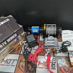 【中古】12用ウインチ　4000ｌｂ　箱、付属品付き【ハンズクラ...
