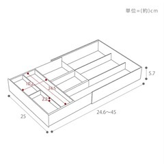 値下げしました！美品！tower カトラリートレーの画像