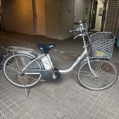 電動自転車　24インチ　パナソニック　6.6ahバッテリー　ビビ...