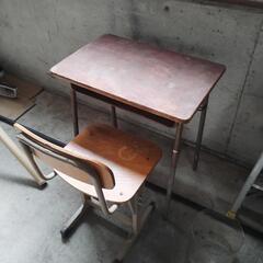 昭和の学校机