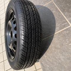 軽自動車用　１４インチホイルタイヤ付き　一本のみの画像