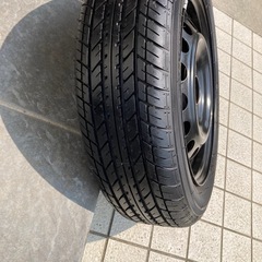 軽自動車用　１４インチホイルタイヤ付き　一本のみの画像