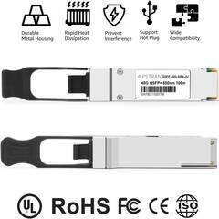 【新品・未使用】OPSTRAN 40GBASE-SR4 QSFP+ 光トランシーバーモジュール Juniper QSFPP-40GBASE-SR4 EX-QSFP-40GE-SR4 SRX-QSFP-40G-SR4 QFX-QSFP-40G-SR4の画像