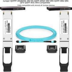 【新品・未使用】OPSTRAN 40GBASE-SR4 QSFP+ 光トランシーバーモジュール Juniper QSFPP-40GBASE-SR4 EX-QSFP-40GE-SR4 SRX-QSFP-40G-SR4 QFX-QSFP-40G-SR4の画像