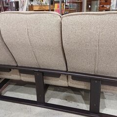 冨士ファニチア｜布張り｜3人掛リクライニングソファ