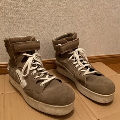 スニーカー スニーカーブーツ ハイカット ブラウン ストリート