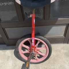 一輪車　レッド
