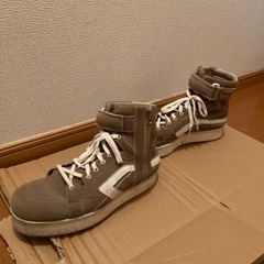 スニーカー スニーカーブーツ ハイカット ブラウン ストリートの画像