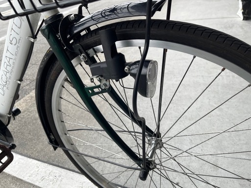 【完売御礼】【大人用】整備済中古自転車 サイモト 26型ダカラット 白色 <自転車のオオムラ 静岡店>