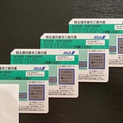 4枚です‼︎ANA2025.11.30まで搭乗可能です！