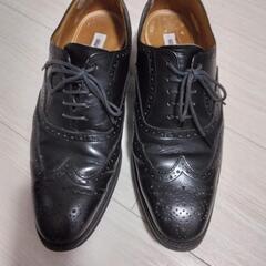 リーガル・ウイングチップ★REGALのシブい黒い革靴★ビジネス・...