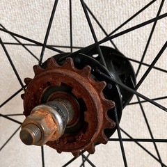 ピスト 前後ホイールの画像