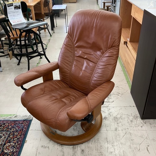 中古品 エコーネス ストレスレスチェア コンサル Sサイズ 公田店