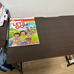 デスク 机 パソコンデスク 机 pcデスク つくえ 幅80*奥行40cm シンプル コンパクトデスク 収納袋付き勉強机 フック付き学習机 モニターアーム取付対応 組立簡単 テレワーク ビンテージの画像
