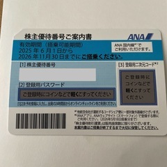 ANA株主優待券
