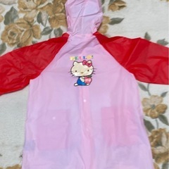 レインコート　110サイズ　サンリオ　キティーちゃんの画像
