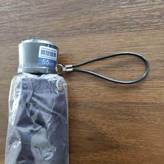 【新品・未使用】折り畳み傘　黒　ブラック　55ｃｍの画像