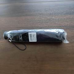 【新品・未使用】折り畳み傘　黒　ブラック　55ｃｍの画像