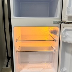 レトロスタイル 二段式冷蔵庫 黒 レトロスタイル 二段式冷蔵庫 黒