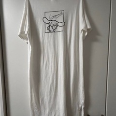 Avail シナモン 白 半袖ワンピースの画像