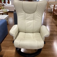 リクライニング機能付きチェア【町田市再生家具】250434