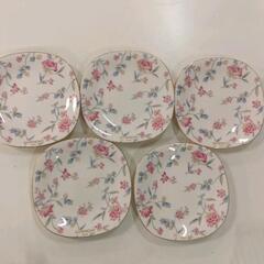 0512-077 【GIVENCHY】花柄小皿5枚セット