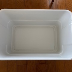 [超美品]　無印良品　頑丈収納ボックス　大の画像
