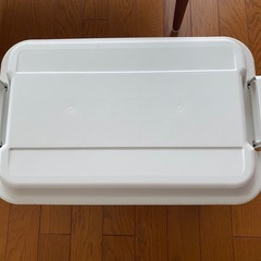 [超美品]　無印良品　頑丈収納ボックス　大の画像