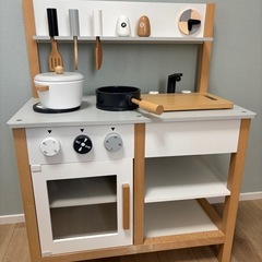 （決まりました）木製おままごとキッチンの画像
