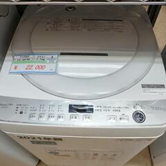 SHARP 洗濯機 7kg ES-GE7Eの画像