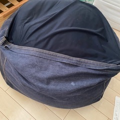 無印　ビーズクッション