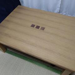 コイズミ　家具調こたつ（長方形）