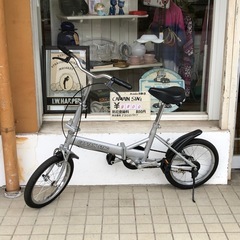 折り畳み自転車　キャプテンスタッグ 