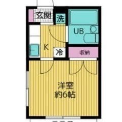 ⭐初期無料⭐1K・当月末まで家賃無料📢 19.87㎡ 格安 家賃...