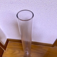 【未使用】ガラスフラワーベース•シリンダーL⑳の画像