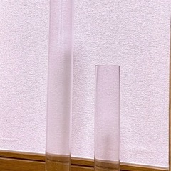 【未使用】ガラスフラワーベース•シリンダーL⑳の画像