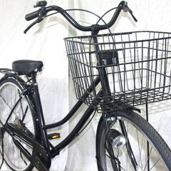 中古」27インチ/ファミリーサイクル/LEDオートライト (オレンジ