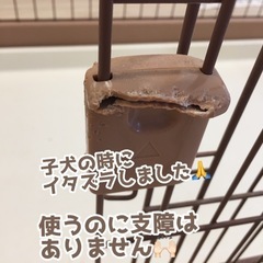 小型犬から中型犬用ゲージ　洗えるトレーの画像