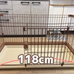 小型犬から中型犬用ゲージ　洗えるトレー