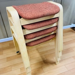 スタッキングスツール 4脚セット