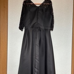レディースドレス【クリーニング済】黒　レースの画像