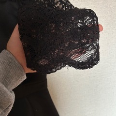 レディースドレス【クリーニング済】黒　レースの画像