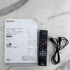 【REGASTOCK川崎店】【動作確認済み】SONY ソニー HDD BD ハードディスク ブルーレイディスク レコーダー 2012年製 BDZ-EW500 リモコン付 2番組同時録画の画像