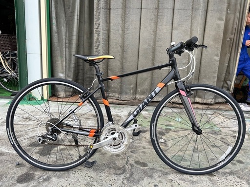 No.484 GIANT ジャイアント CROSTAR クロスバイク SHIMANO 3X8S サイズS 整備済み