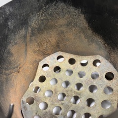 H2505-355 炭焼き名人 大型 火消しつぼ 火おこし器セット キズ 汚れあり 現状お渡し　の画像