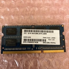4GBメモリの画像